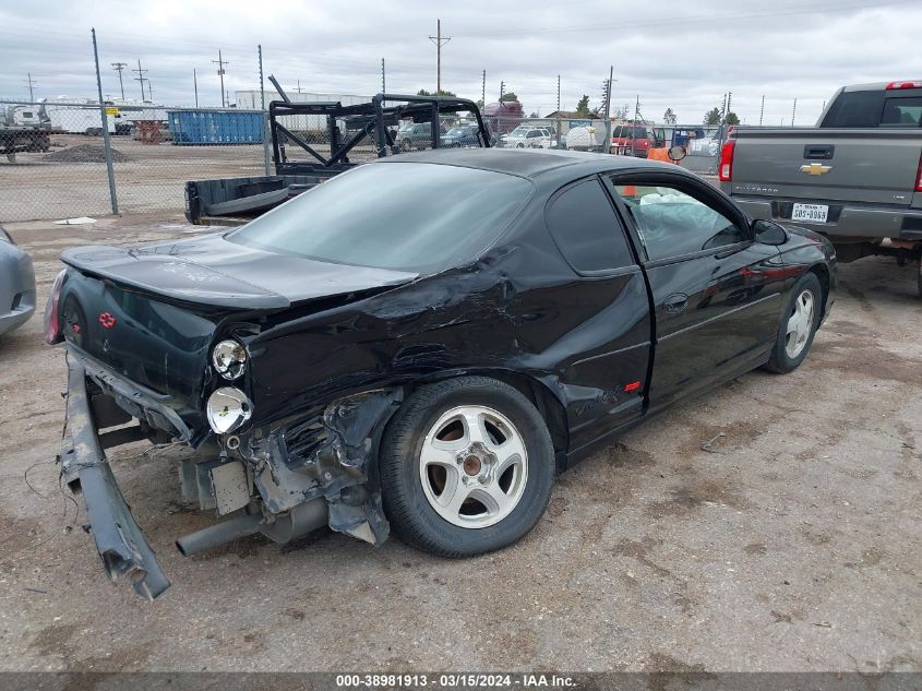 2000 Chevrolet Monte Carlo Ss VIN: 2G1WX12K0Y9249418 Lot: 38981913