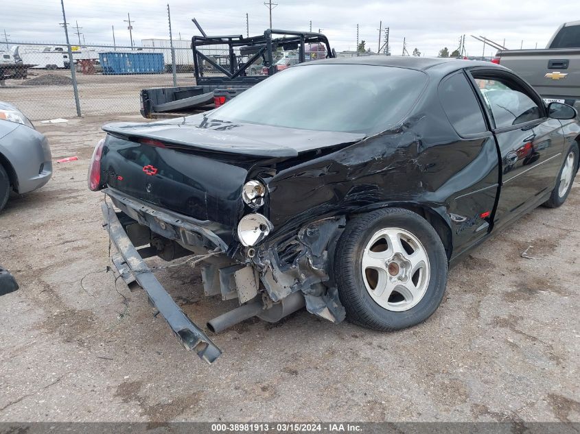 2000 Chevrolet Monte Carlo Ss VIN: 2G1WX12K0Y9249418 Lot: 38981913