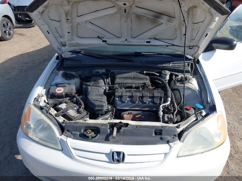 2HGES16562H581898 | 2002 HONDA CIVIC