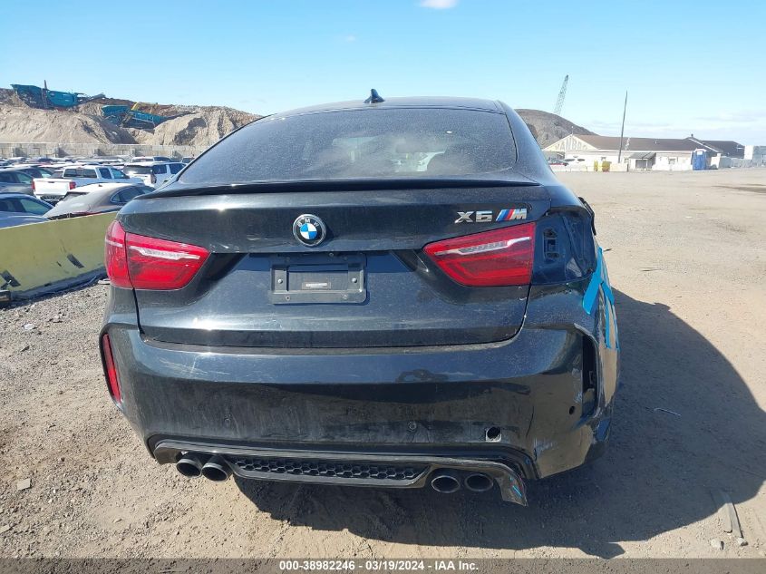 2016 BMW X6 M VIN: 5YMKW8C50G0R43181 Lot: 38982246