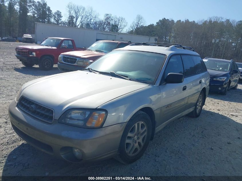 4S3BH675137615822 | 2003 SUBARU OUTBACK