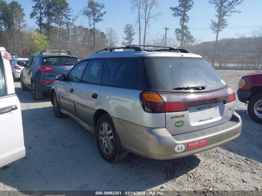 4S3BH675137615822 | 2003 SUBARU OUTBACK