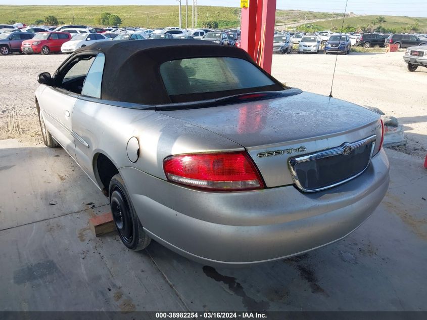 1C3EL65R42N256384 | 2002 CHRYSLER SEBRING