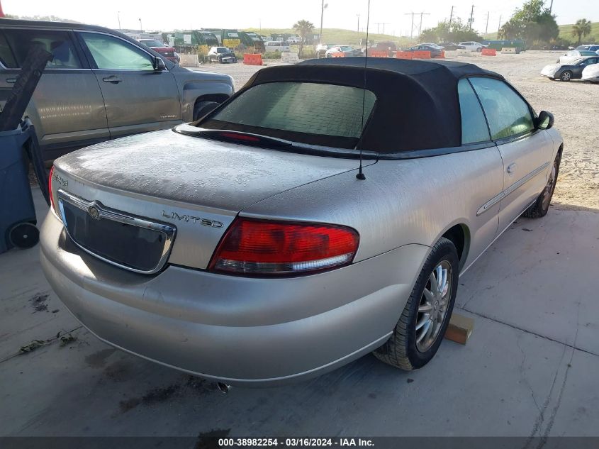 1C3EL65R42N256384 | 2002 CHRYSLER SEBRING