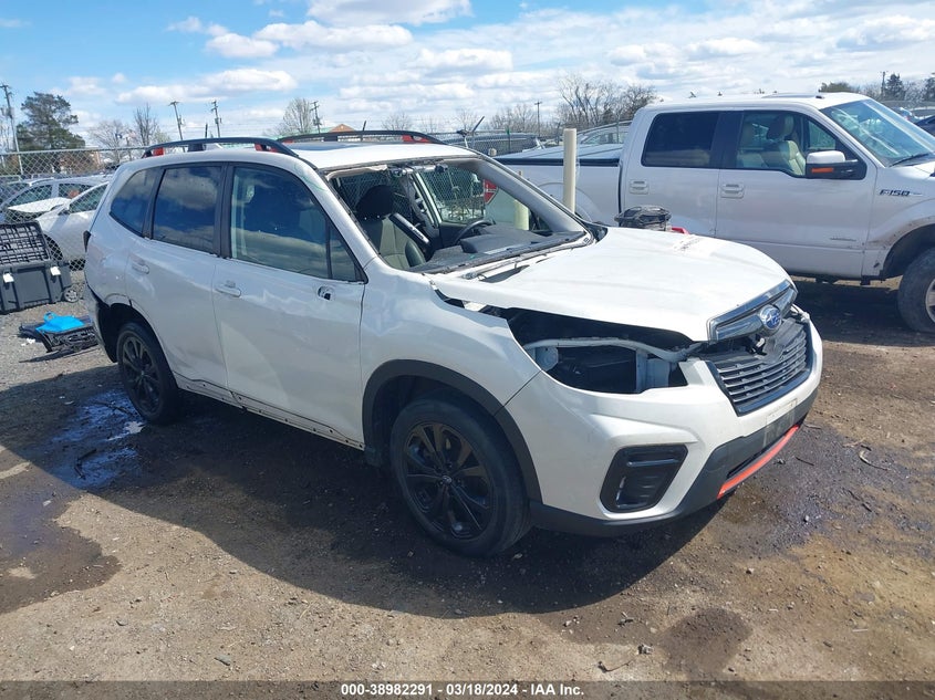 VIN JF2SKAPC3KH505593 2019 SUBARU FORESTER SPORT