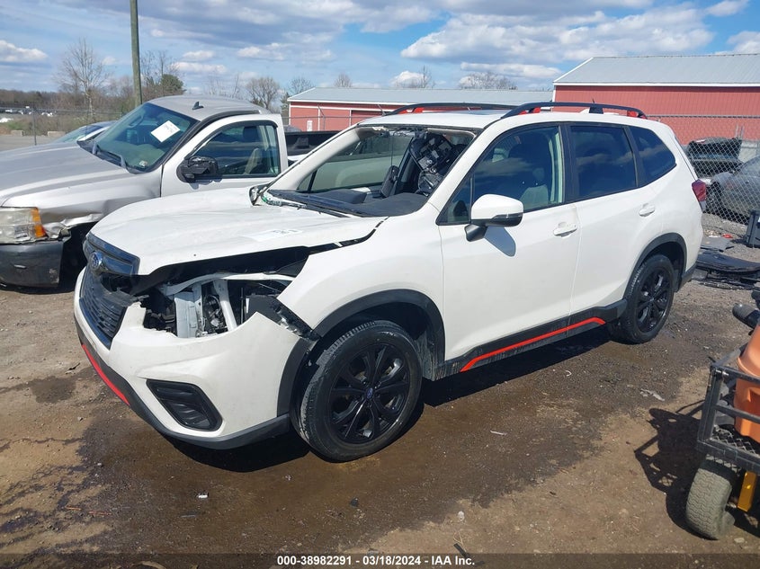 VIN JF2SKAPC3KH505593 2019 SUBARU FORESTER SPORT