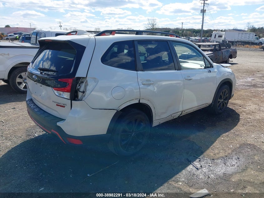 VIN JF2SKAPC3KH505593 2019 SUBARU FORESTER SPORT