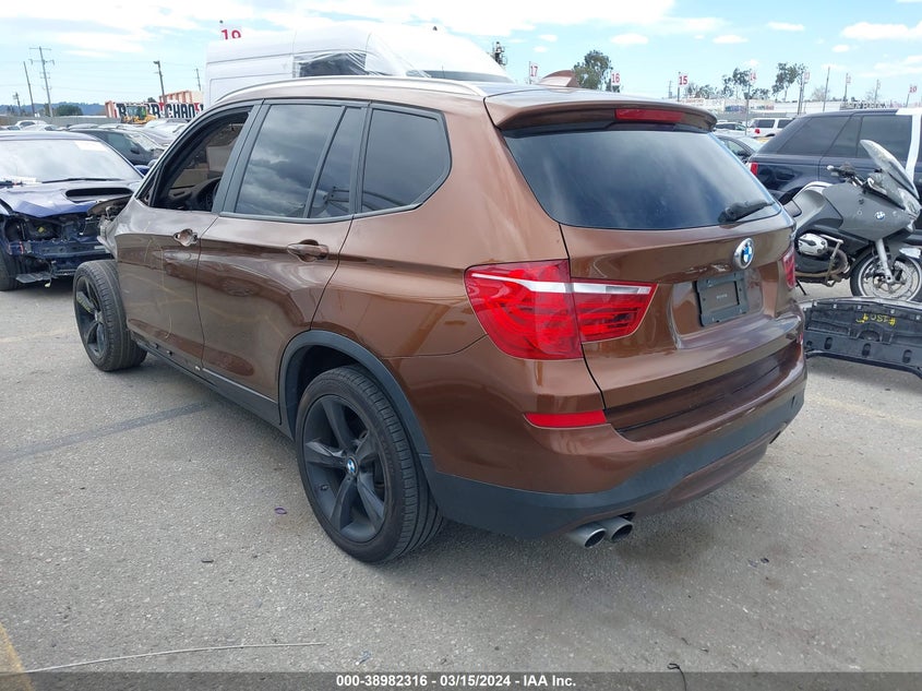VIN 5UXWZ7C34H0X39655 2017 BMW X3 SDRIVE28I
