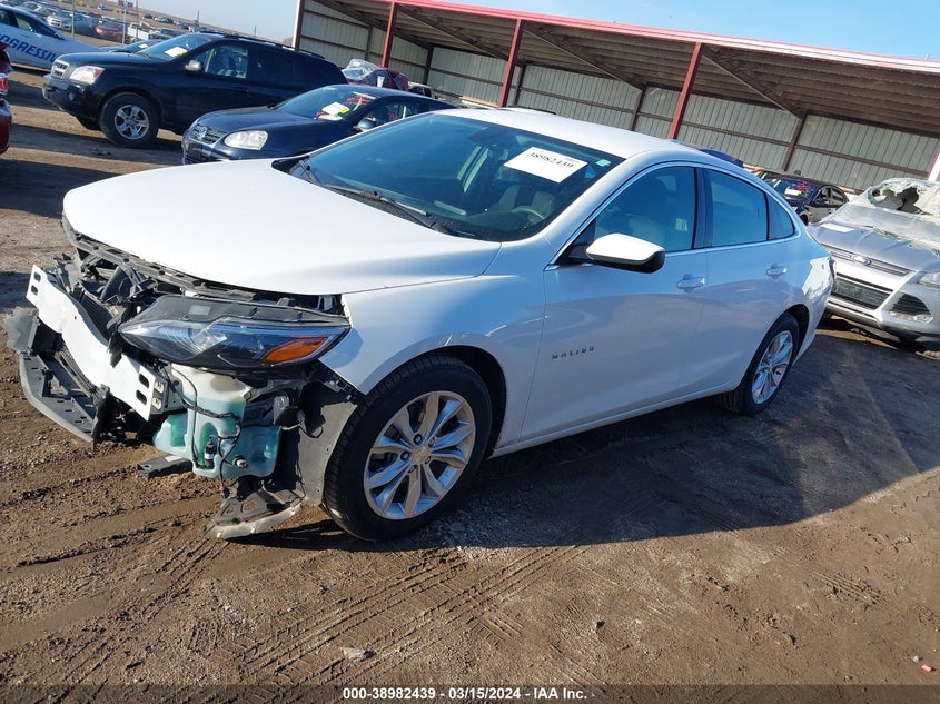 2019 CHEVROLET MALIBU LT - 1G1ZD5ST1KF166908