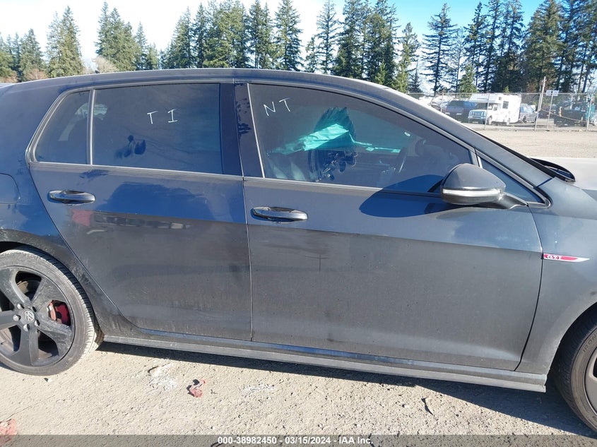 2017 VOLKSWAGEN GOLF GTI AUTOBAHN 4-DOOR/S 4-DOOR/SE 4-DOOR/SPORT 4-DOOR - 3VW447AU1HM026046