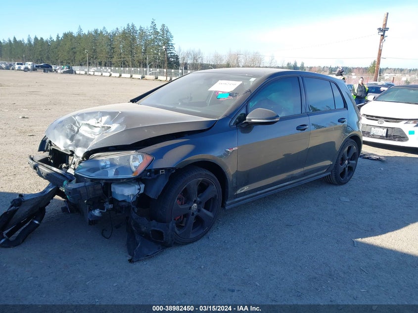 2017 VOLKSWAGEN GOLF GTI AUTOBAHN 4-DOOR/S 4-DOOR/SE 4-DOOR/SPORT 4-DOOR - 3VW447AU1HM026046
