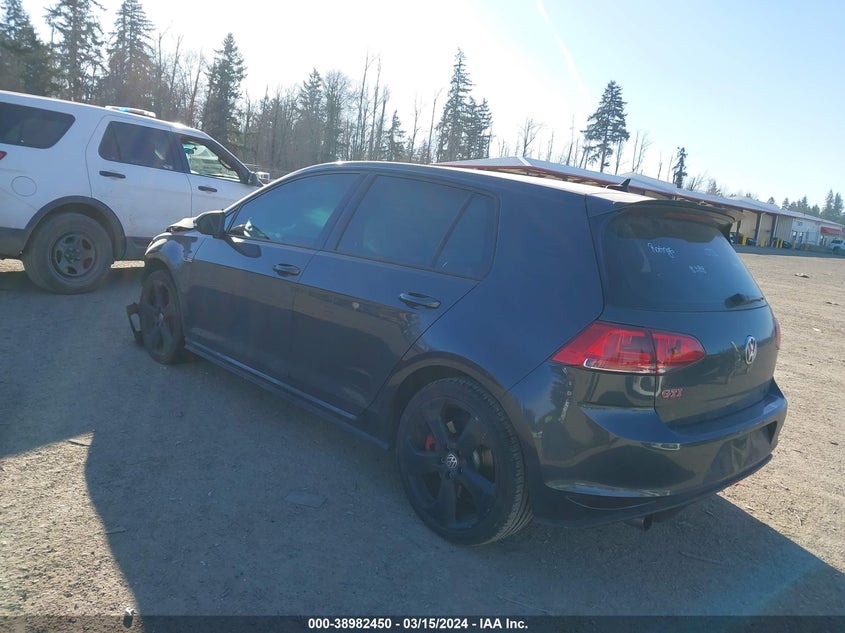 2017 VOLKSWAGEN GOLF GTI AUTOBAHN 4-DOOR/S 4-DOOR/SE 4-DOOR/SPORT 4-DOOR - 3VW447AU1HM026046