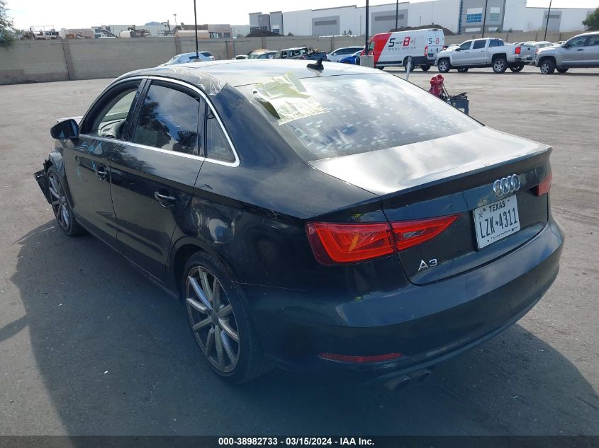 2015 Audi A3 1.8T Premium VIN: WAUCCGFF1F1075847 Lot: 38982733