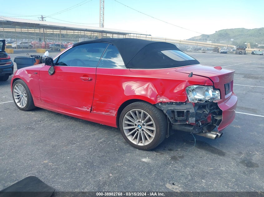 2011 BMW 128I VIN: WBAUN1C50BVH83813 Lot: 38982768