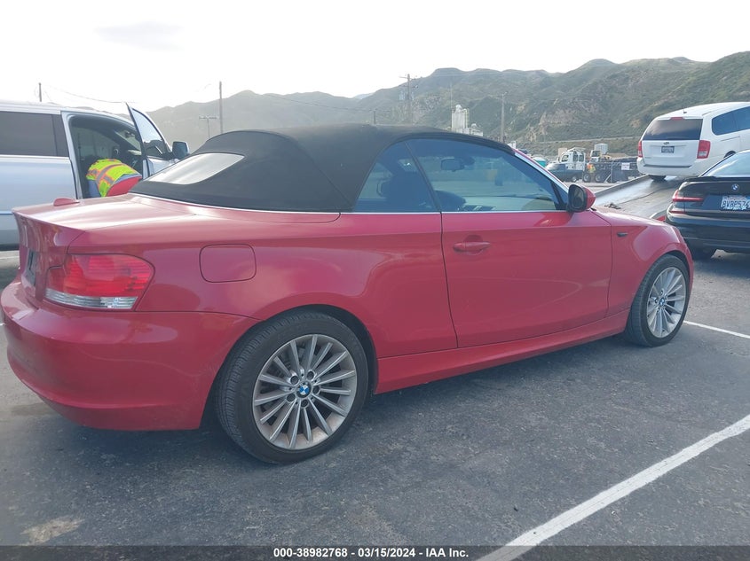 2011 BMW 128I VIN: WBAUN1C50BVH83813 Lot: 38982768