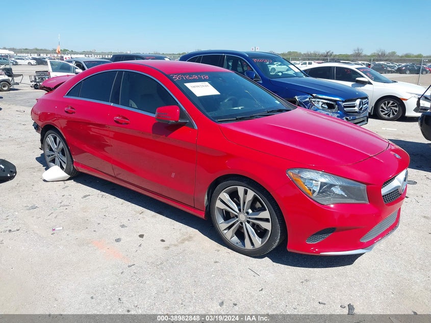2017 Mercedes-Benz Cla 250 VIN: WDDSJ4EBXHN424832 Lot: 38982848