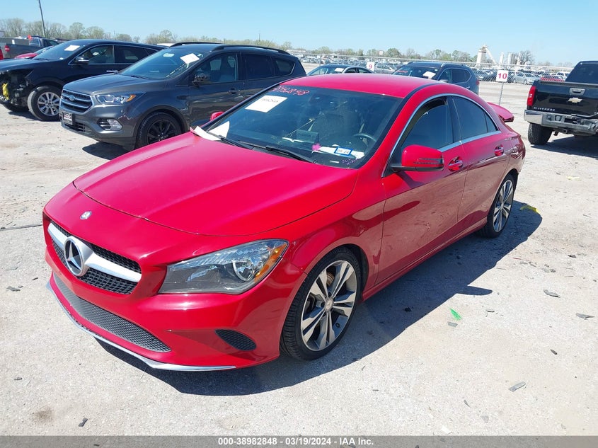 2017 Mercedes-Benz Cla 250 VIN: WDDSJ4EBXHN424832 Lot: 38982848