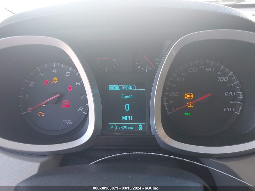VIN 2GNALCEK4H1543284 2017 CHEVROLET EQUINOX LT