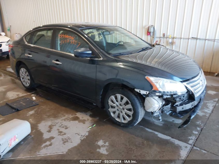 2015 Nissan Sentra Sv VIN: 3N1AB7AP1FL687524 Lot: 38983237