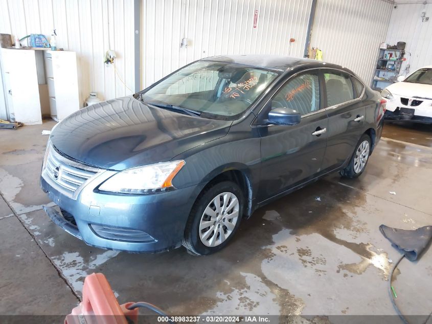 2015 Nissan Sentra Sv VIN: 3N1AB7AP1FL687524 Lot: 38983237