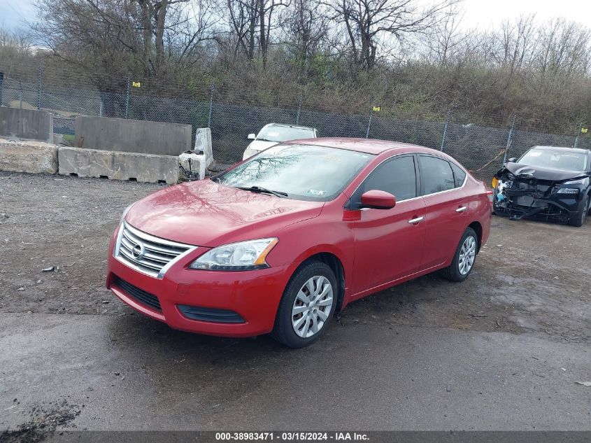 3N1AB7AP5EL678078 | 2014 NISSAN SENTRA