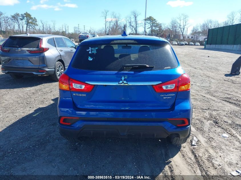 2019 Mitsubishi Outlander Sport 2.0 Es/2.0 Le/2.0 Se/2.0 Sp VIN: JA4AR3AU9KU015762 Lot: 38983515