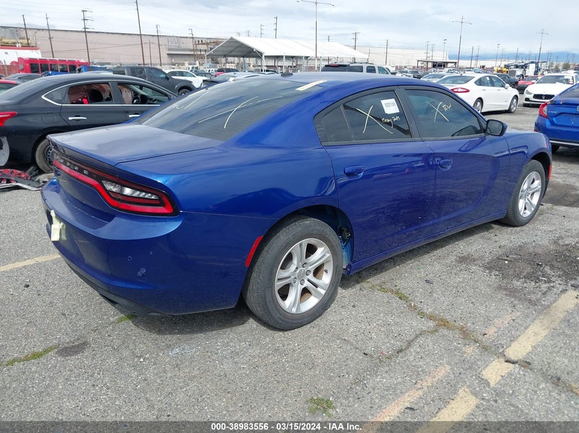 VIN 2C3CDXBG8MH501986 2021 DODGE CHARGER SXT RWD