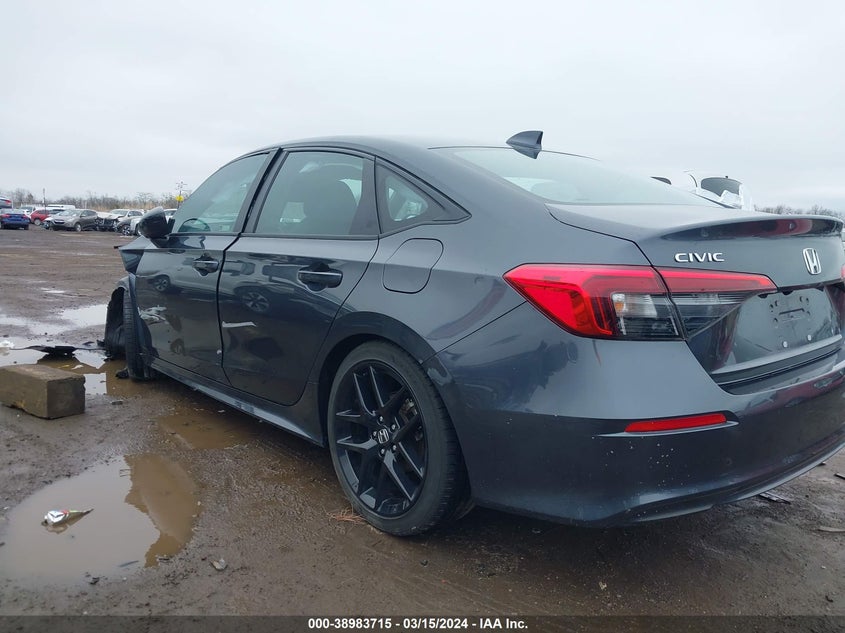 VIN 2HGFE2F56NH551130 2022 HONDA CIVIC SPORT