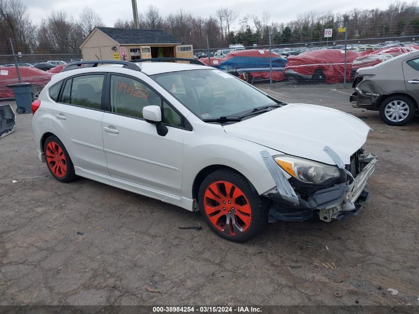 2014 SUBARU IMPREZA 2.0I SPORT PREMIUM - JF1GPAL68E8224261