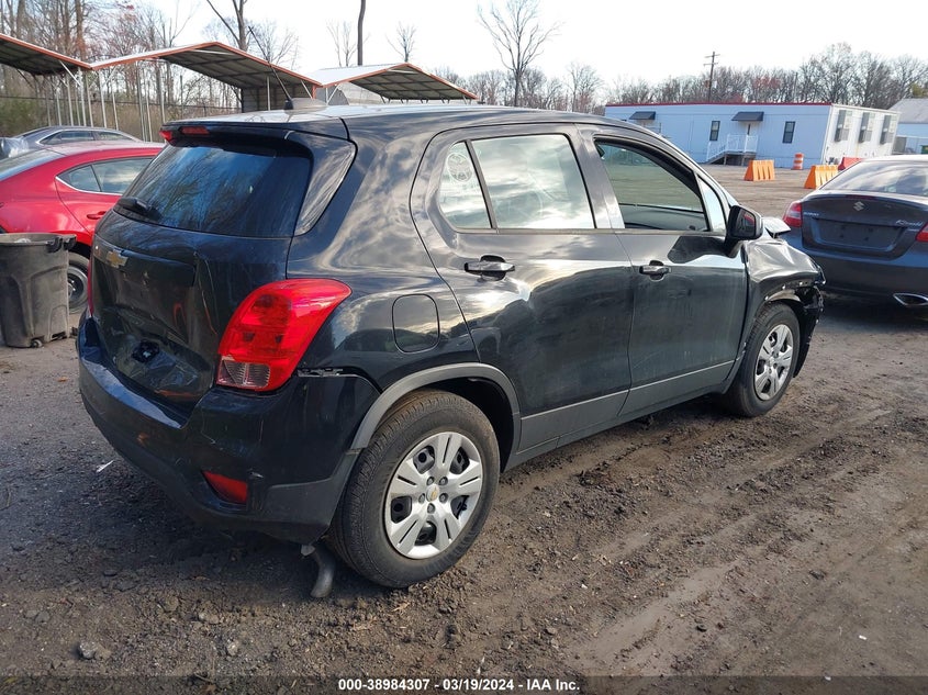 2017 CHEVROLET TRAX LS - 3GNCJKSB0HL283106