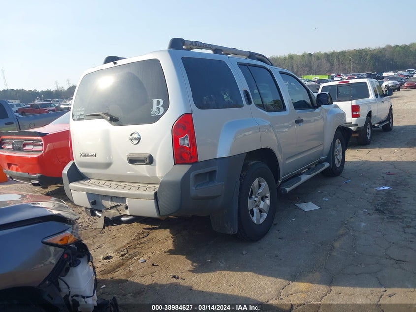 2010 Nissan Xterra S VIN: 5N1AN0NU9AC504186 Lot: 38984627