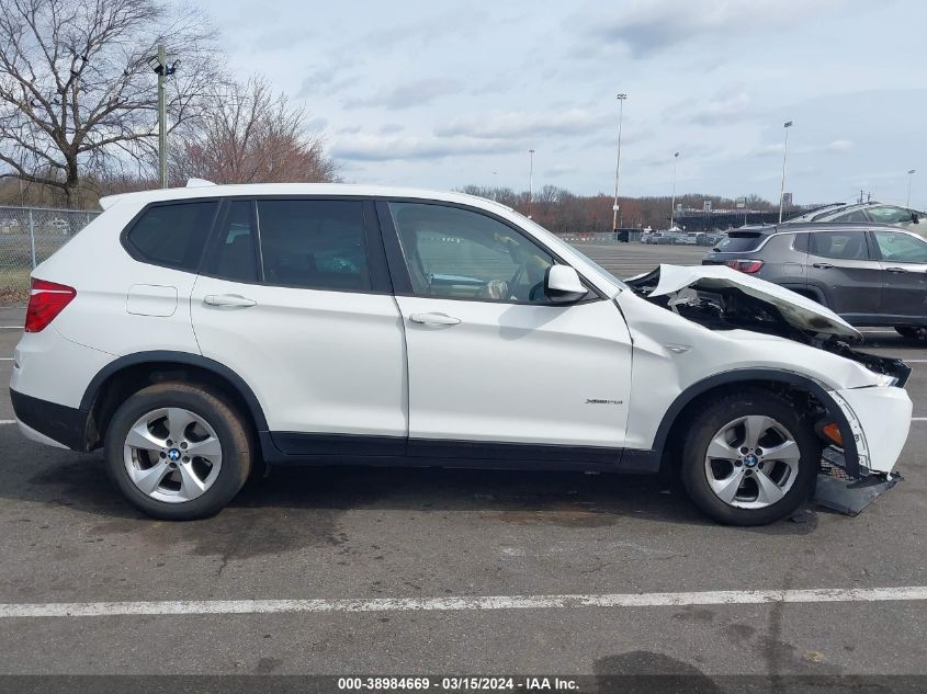 2012 BMW X3 xDrive28I VIN: 5UXWX5C59CL724071 Lot: 38984669