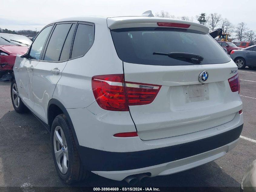 2012 BMW X3 xDrive28I VIN: 5UXWX5C59CL724071 Lot: 38984669