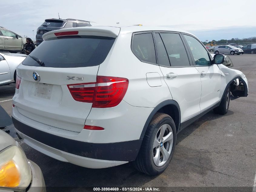 2012 BMW X3 xDrive28I VIN: 5UXWX5C59CL724071 Lot: 38984669