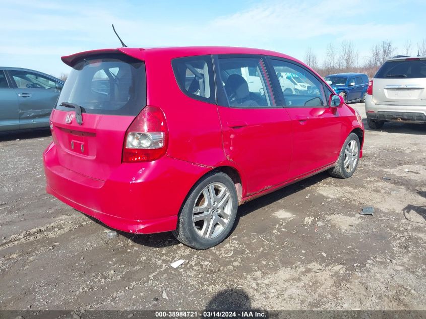 JHMGD38607S058135 | 2007 HONDA FIT