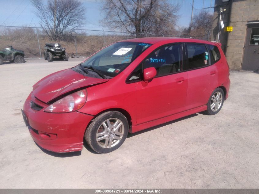 JHMGD38607S058135 | 2007 HONDA FIT