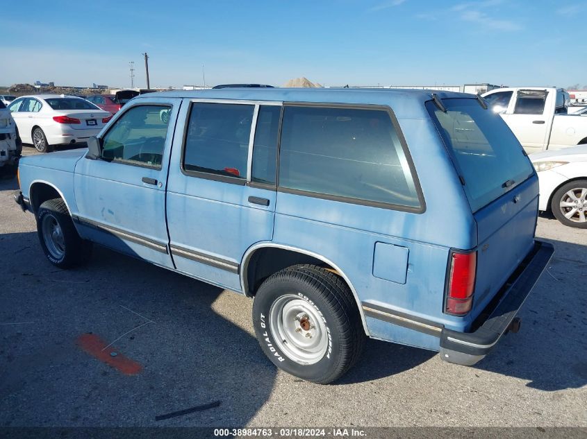 1993 Chevrolet Blazer S10 VIN: 1GNCS13Z8P2185539 Lot: 38984763