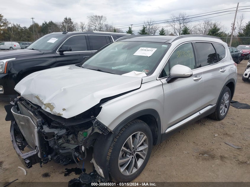 VIN 5NMS5CAD8KH028841 2019 HYUNDAI SANTA FE LIMITED