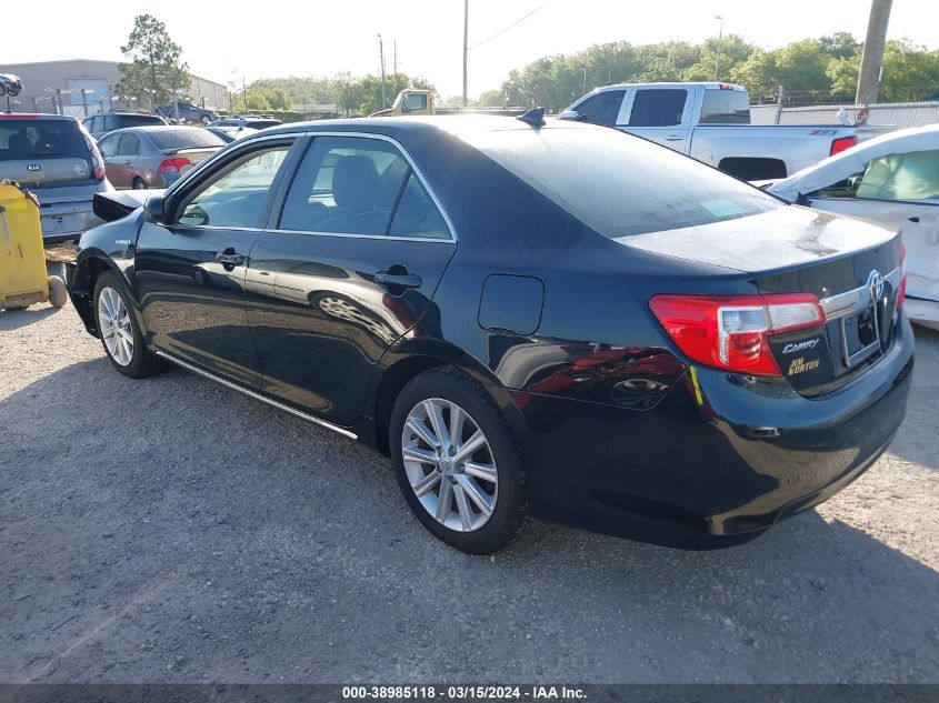 2013 Toyota Camry Hybrid Xle VIN: 4T1BD1FK3DU095983 Lot: 38985118