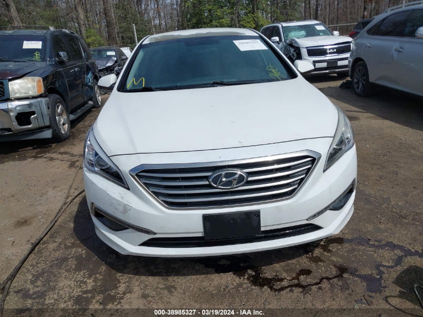 2015 Hyundai Sonata Se VIN: 5NPE24AFXFH229307 Lot: 38985327