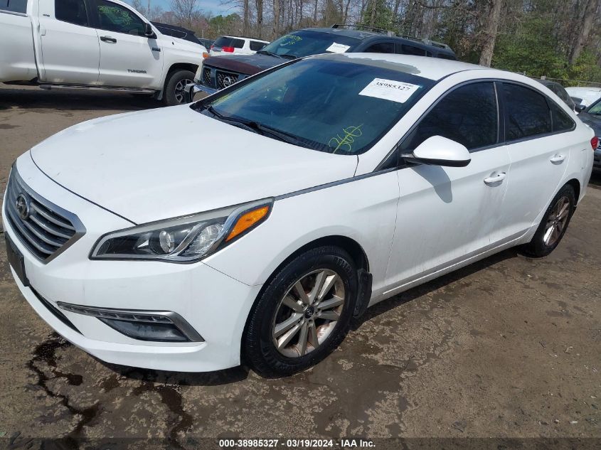 2015 Hyundai Sonata Se VIN: 5NPE24AFXFH229307 Lot: 38985327