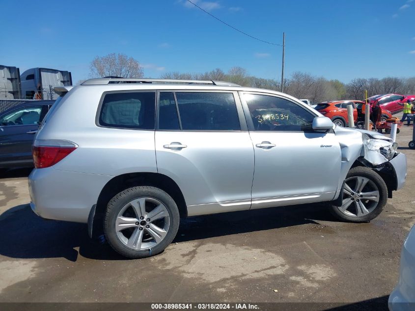 2008 Toyota Highlander Sport VIN: JTEES43A382006947 Lot: 38985341