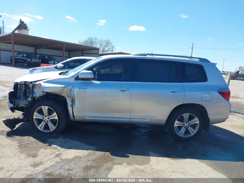 2008 Toyota Highlander Sport VIN: JTEES43A382006947 Lot: 38985341