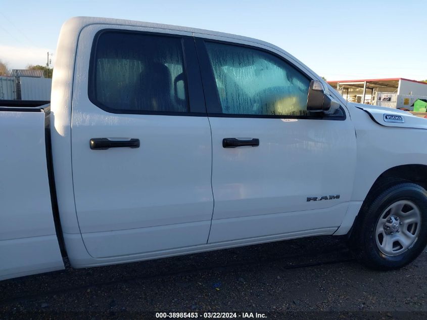 2020 Ram 1500 Tradesman Quad Cab 4X2 6'4 Box VIN: 1C6SRECGXLN385960 Lot: 38985453