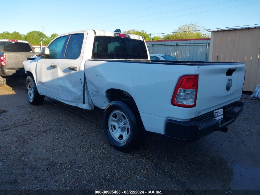 2020 Ram 1500 Tradesman Quad Cab 4X2 6'4 Box VIN: 1C6SRECGXLN385960 Lot: 38985453