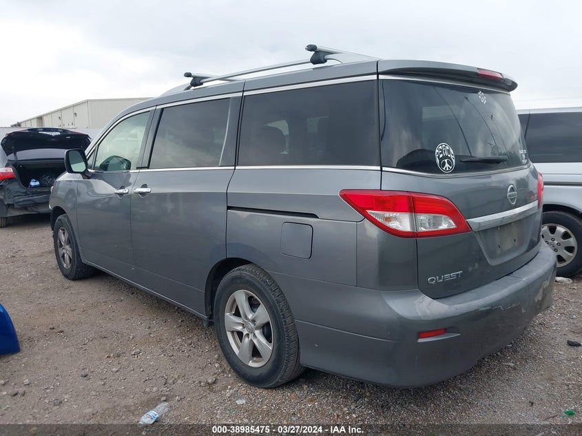2016 Nissan Quest Platinum/S/Sl/Sv VIN: JN8AE2KP5G9155732 Lot: 38985475