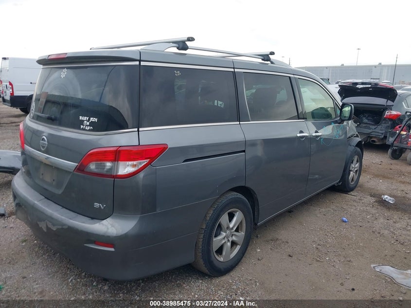 2016 Nissan Quest Platinum/S/Sl/Sv VIN: JN8AE2KP5G9155732 Lot: 38985475