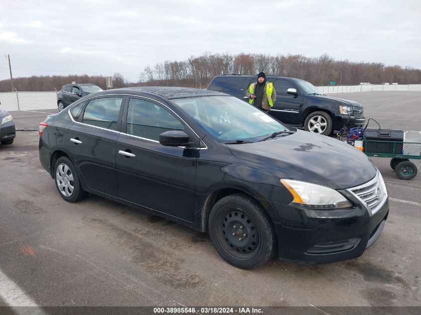 2013 Nissan Sentra S VIN: 3N1AB7AP4DL788098 Lot: 38985548