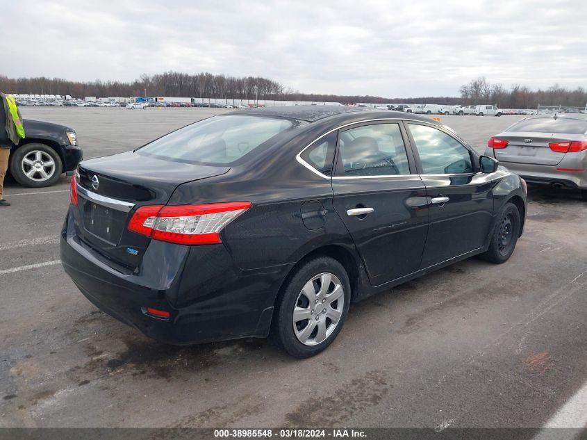 2013 Nissan Sentra S VIN: 3N1AB7AP4DL788098 Lot: 38985548