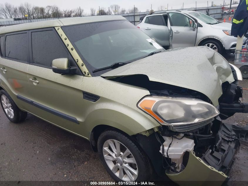 2012 Kia Soul + VIN: KNDJT2A65C7369989 Lot: 38985684